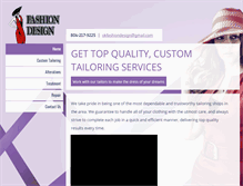 Tablet Screenshot of fashiondesignva.com
